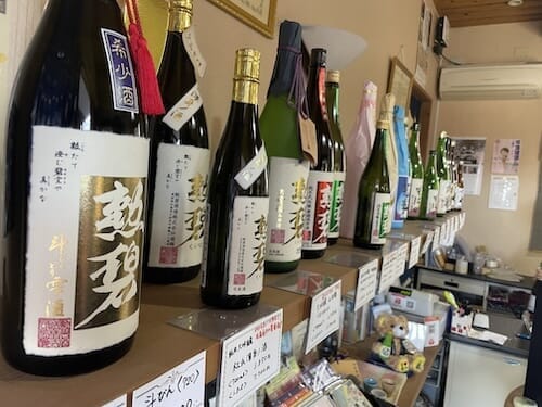 江南の酒蔵で販売していた日本酒「勲碧」